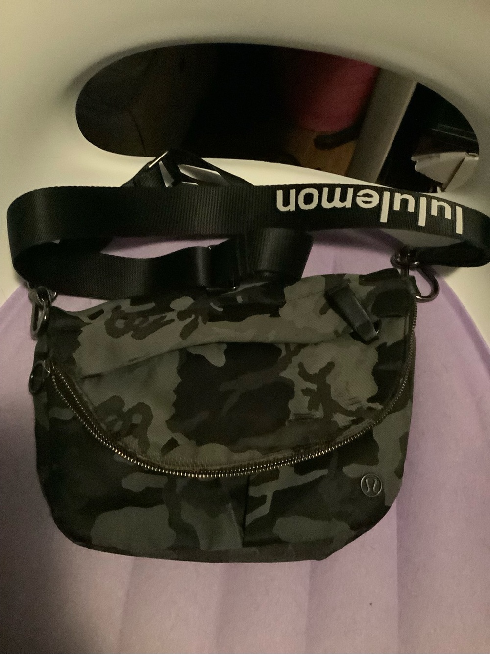 lululemon athletica All Night Festival  Camo Crossbody Bag
